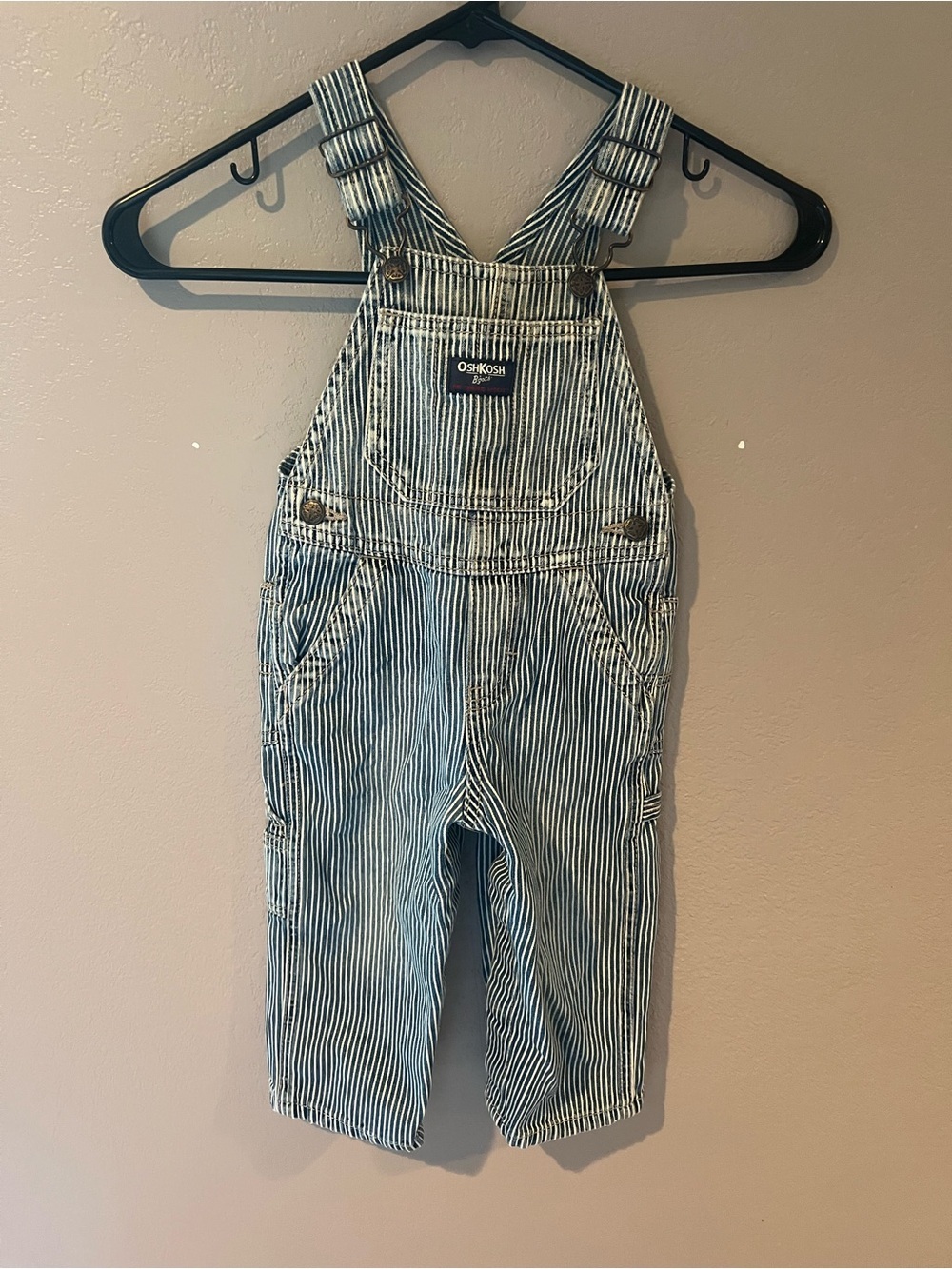 Oshkosh Blue Stripe Overalls